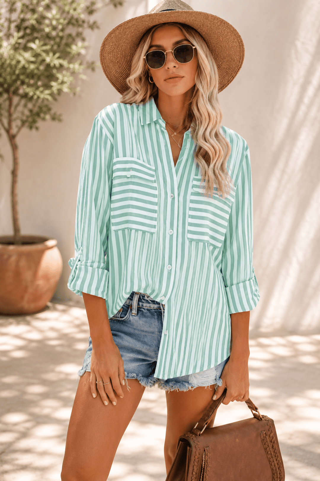 Lola Shirt - Green - MF1 - Pizazz BoutiqueMutig