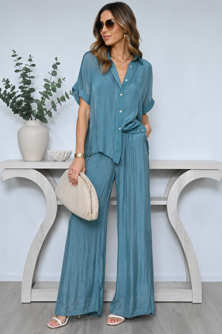 Lola Layer Pant - Teal - CC15