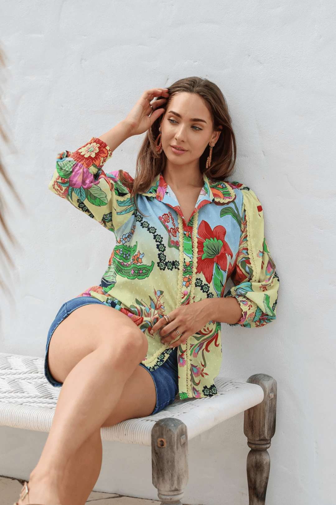 Long Sleeve Blouse - Yellow - JG7 - Pizazz BoutiqueJoop & Gypsy