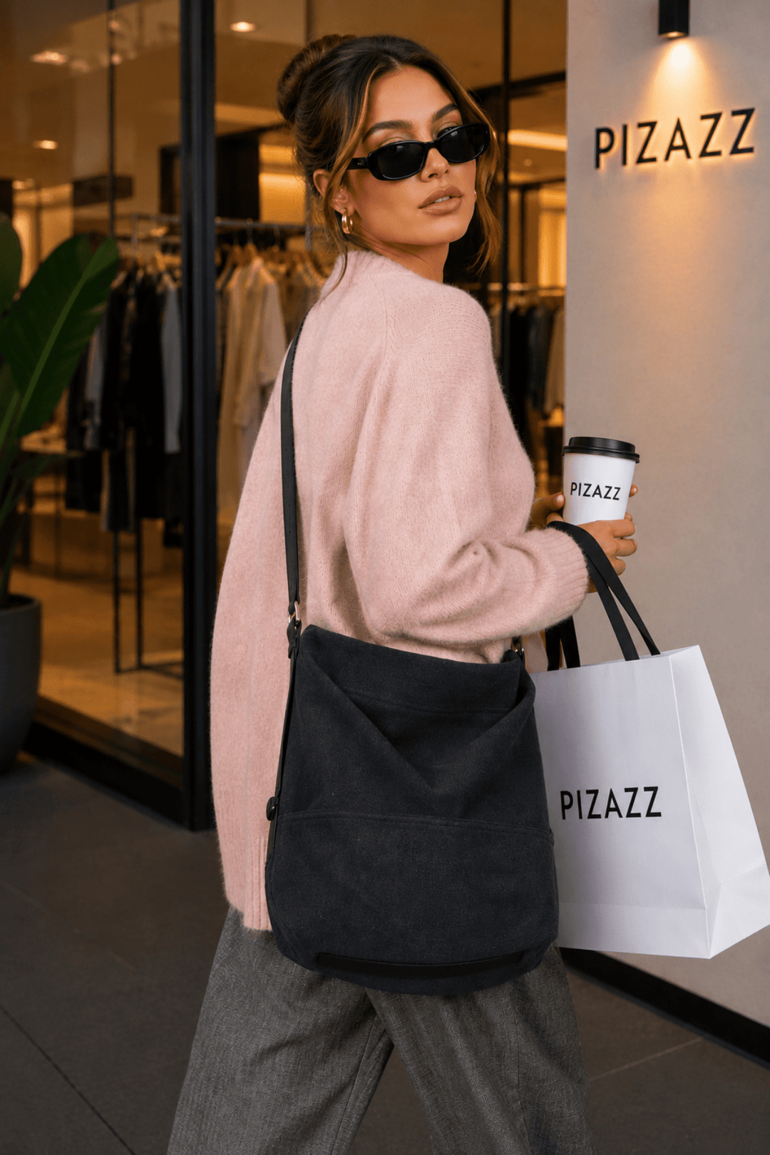Lorelei Bag - Black - OJ75 - Pizazz BoutiqueNaturals By O & J