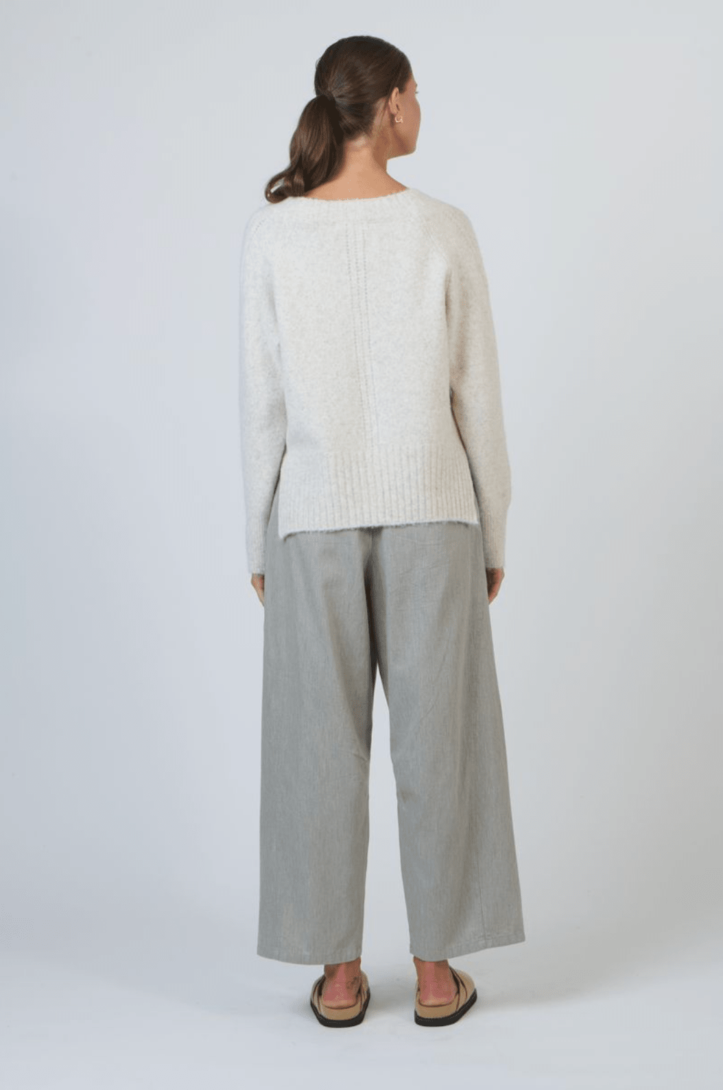 Louise Knit - Dust - OJ39 - Pizazz BoutiqueNaturals By O & J