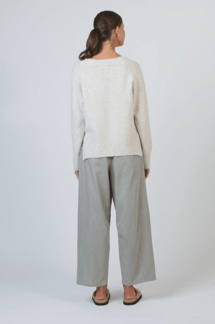 Louise Knit - Dust - OJ39 - Pizazz BoutiqueNaturals By O & J