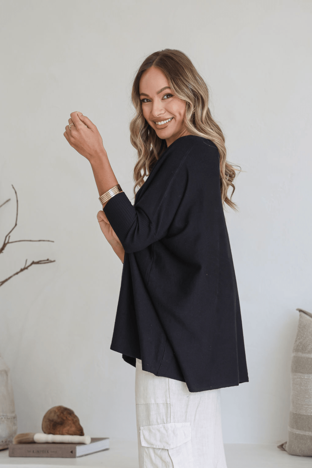 Lounge Jumper - Black - SN4 - Pizazz BoutiqueSilence & Noise