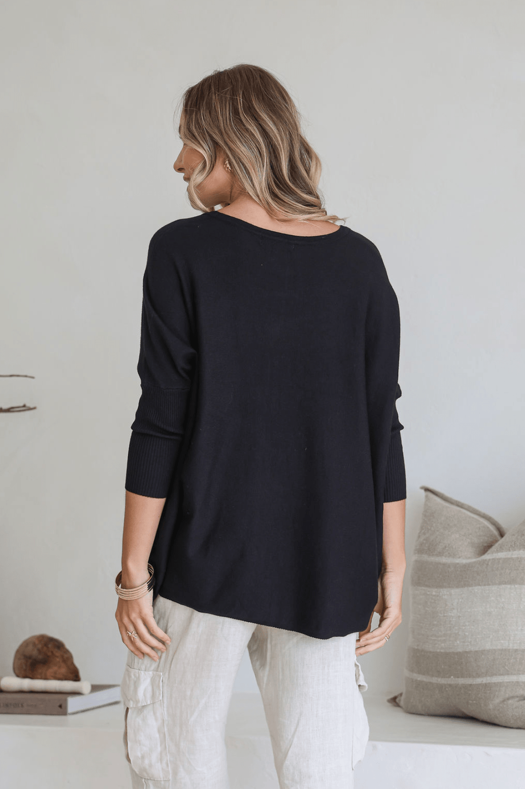 Lounge Jumper - Black - SN4 - Pizazz BoutiqueSilence & Noise