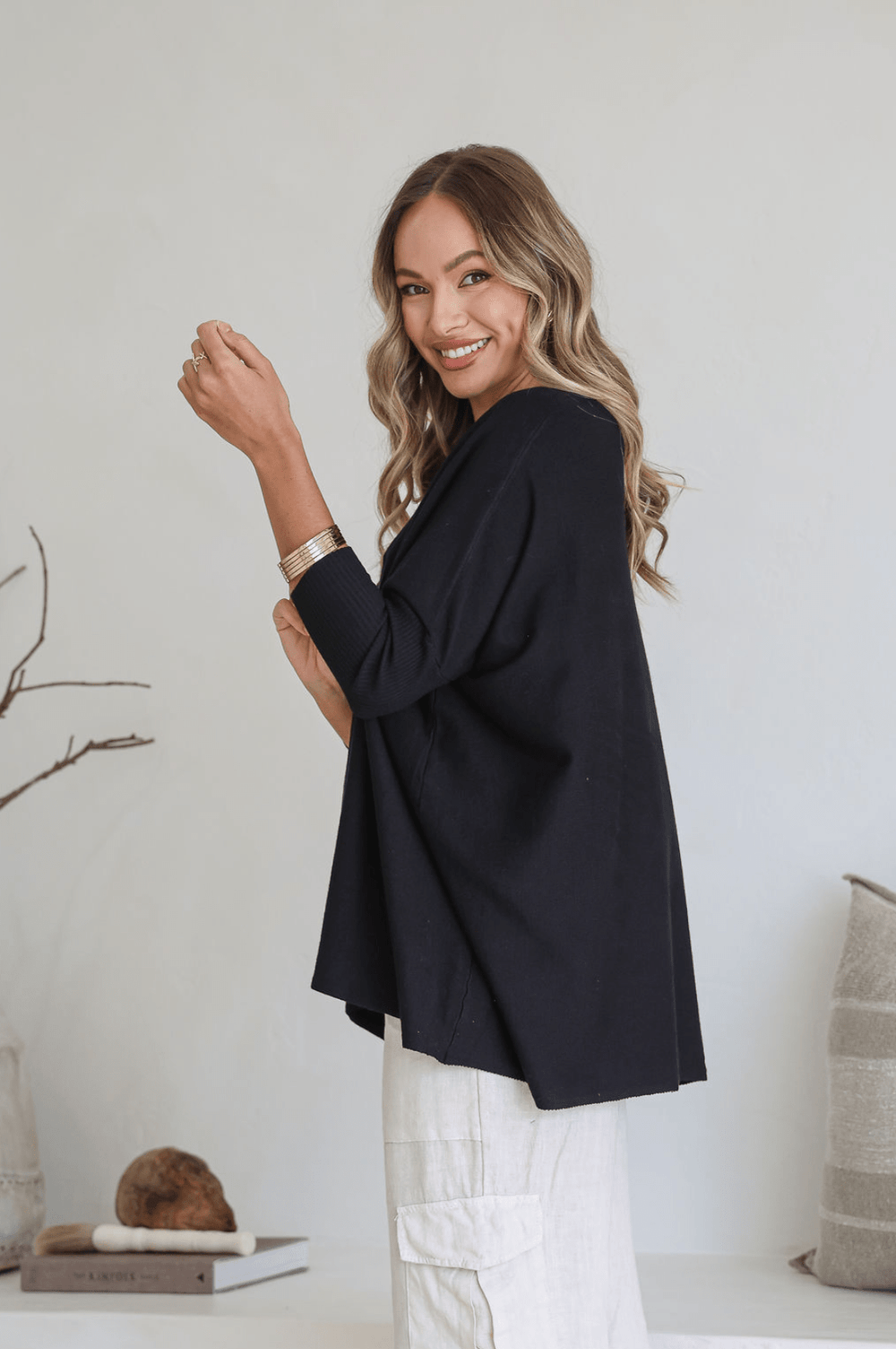 Lounge Jumper - Black - SN4 - Pizazz BoutiqueSilence & Noise