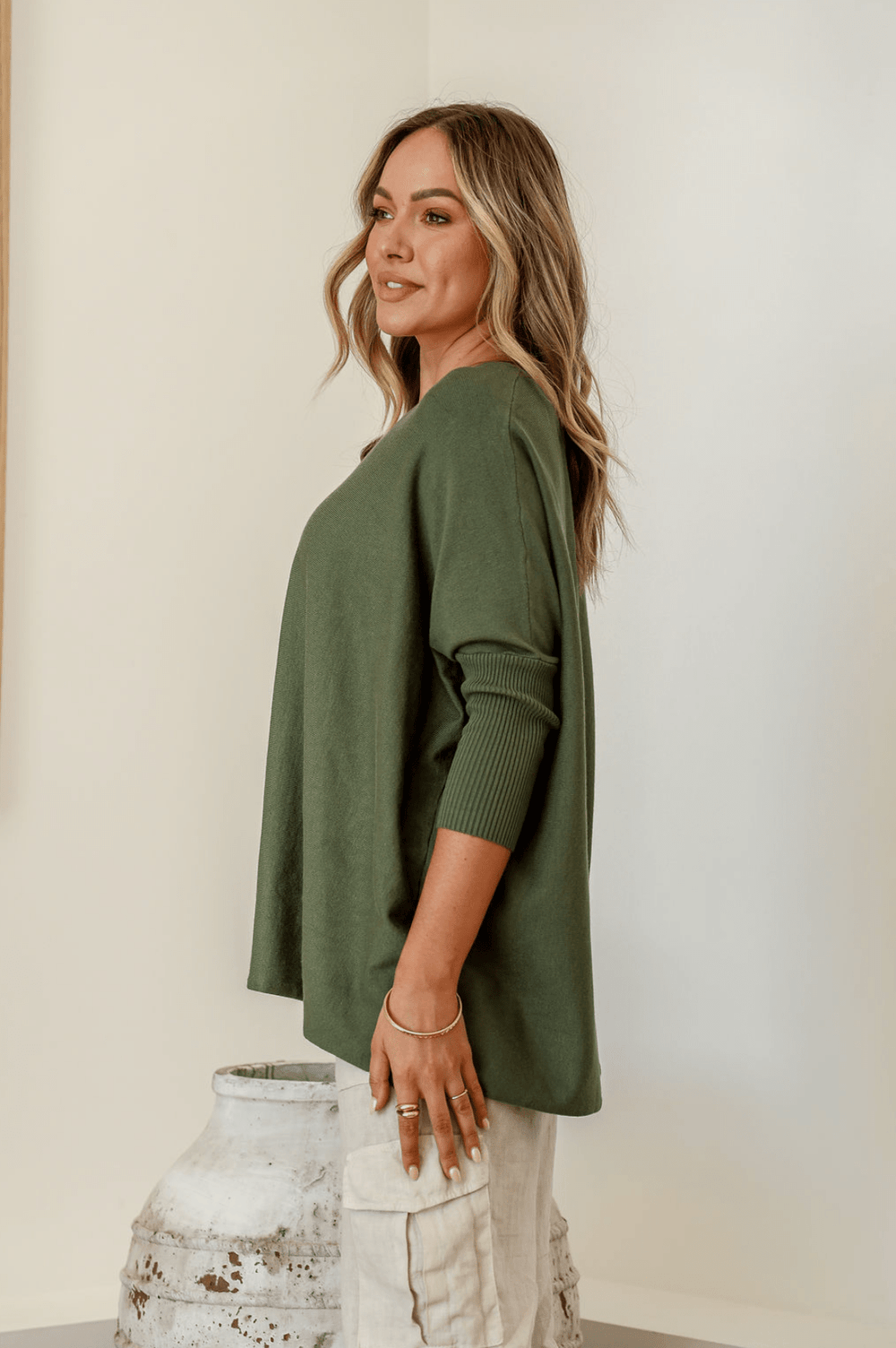 Lounge Jumper - Moss - SN4 - Pizazz BoutiqueSilence & Noise