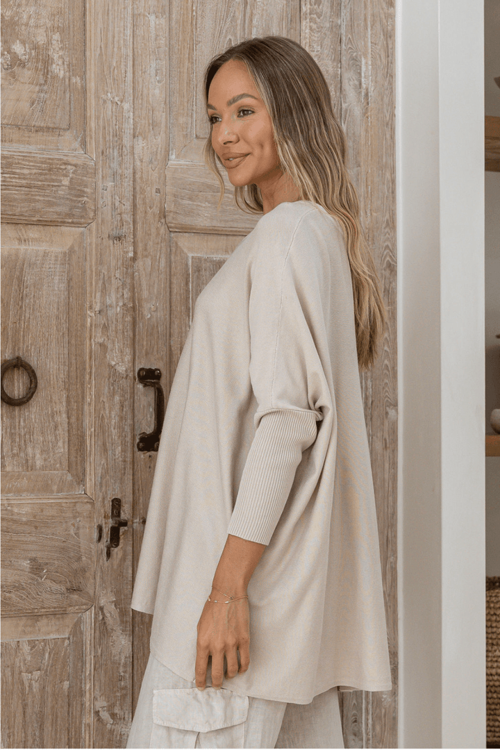 Lounge Jumper - Sand - SN4 - Pizazz BoutiqueSilence & Noise