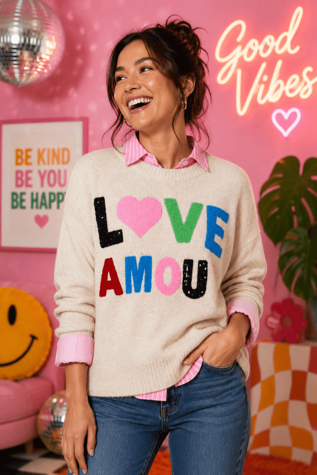 Love Amour Knit - Natural - TZ42 - Pizazz BoutiqueThreadz