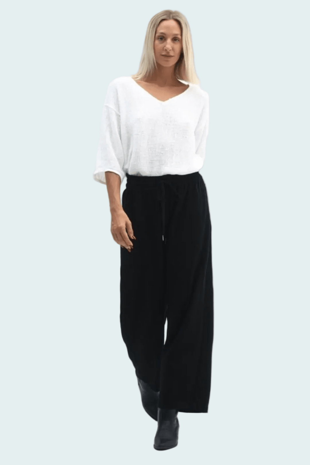 Luca Slouch Pant - Black - CB74 - Pizazz BoutiqueCarbon The Label