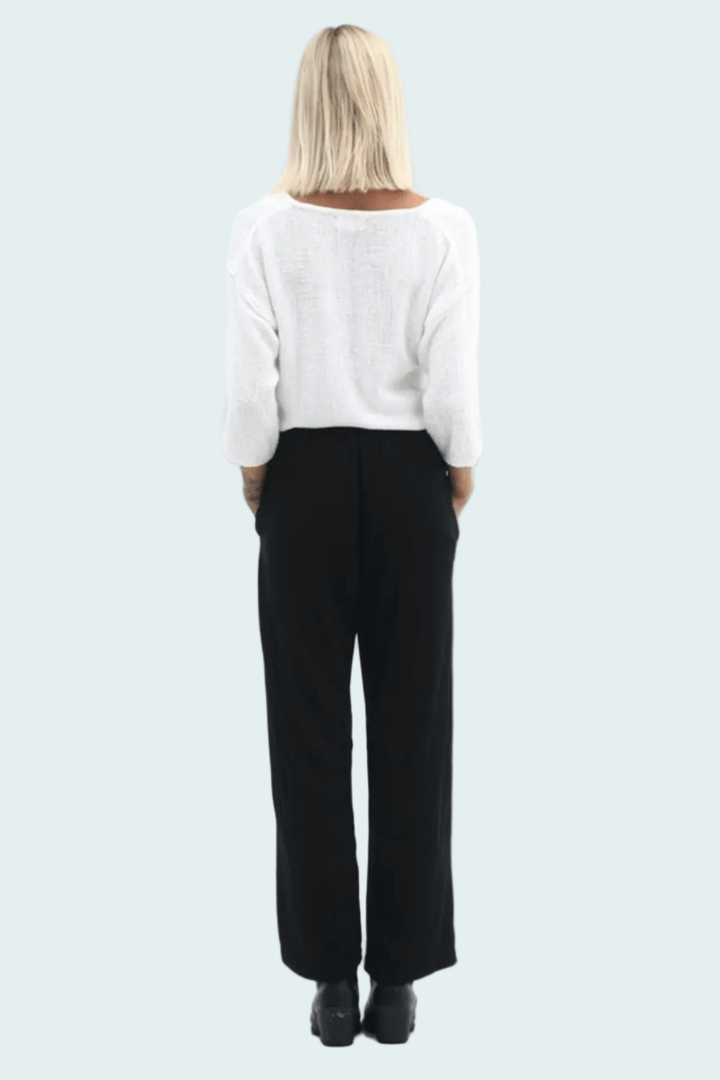 Luca Slouch Pant - Black - CB74 - Pizazz BoutiqueCarbon The Label