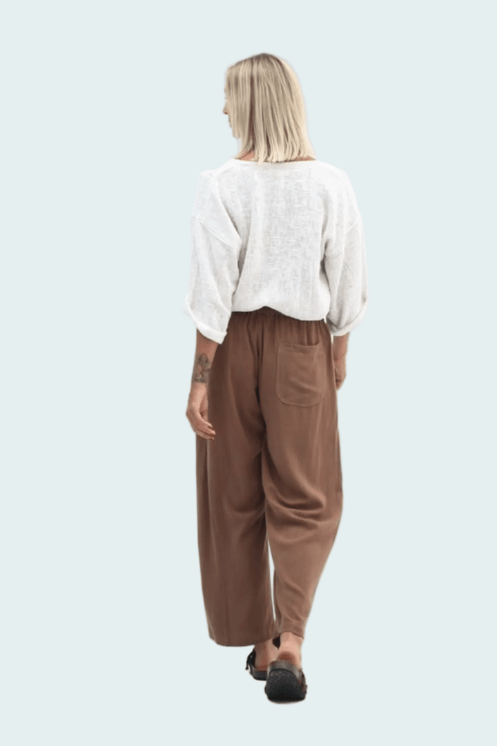 Luca Slouch Pant - Mocca - CB74 - Pizazz BoutiqueCarbon The Label