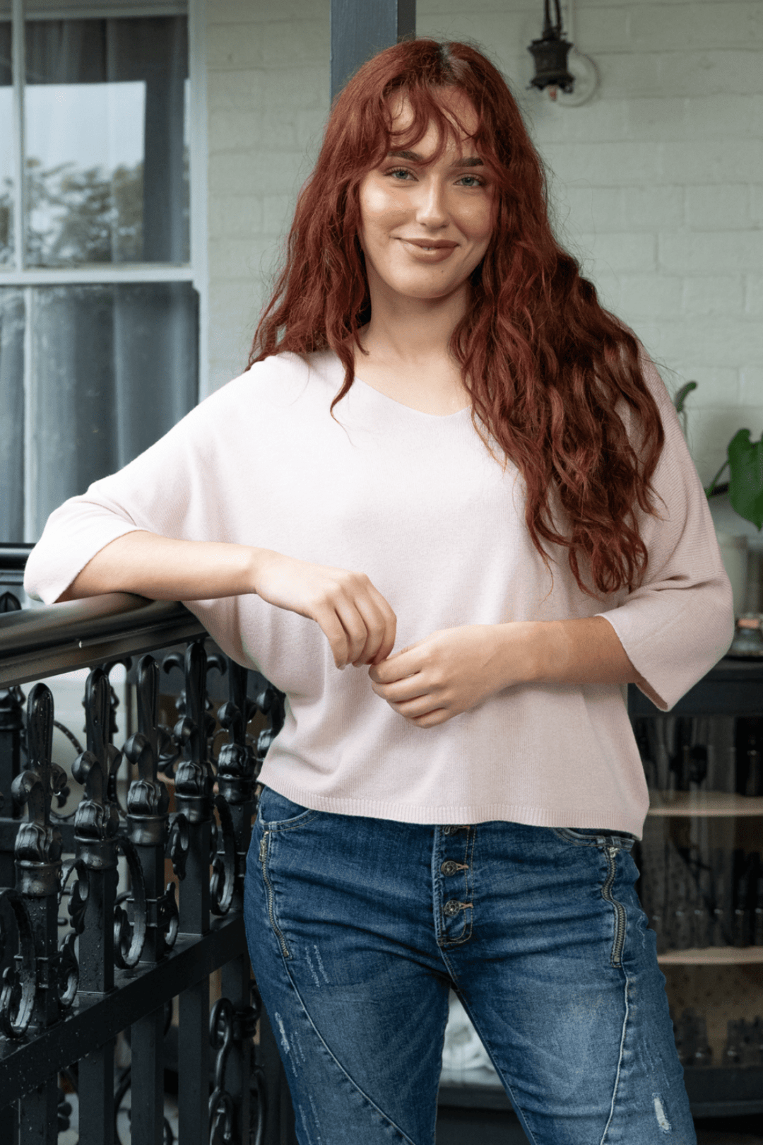 Luciana Top - Blush - IC35 - Pizazz BoutiqueThe Italian Cartel