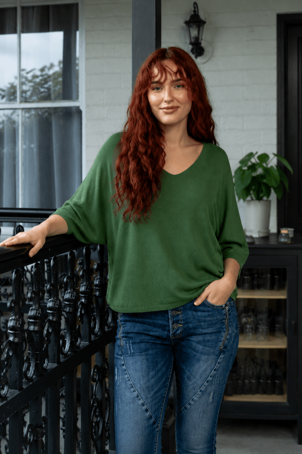 Luciana Top - Olive - IC35 - Pizazz BoutiqueThe Italian Cartel