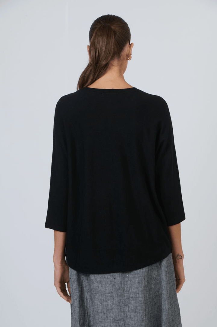 Luella Knit - Black - OJ47 - Pizazz BoutiqueNaturals By O & J