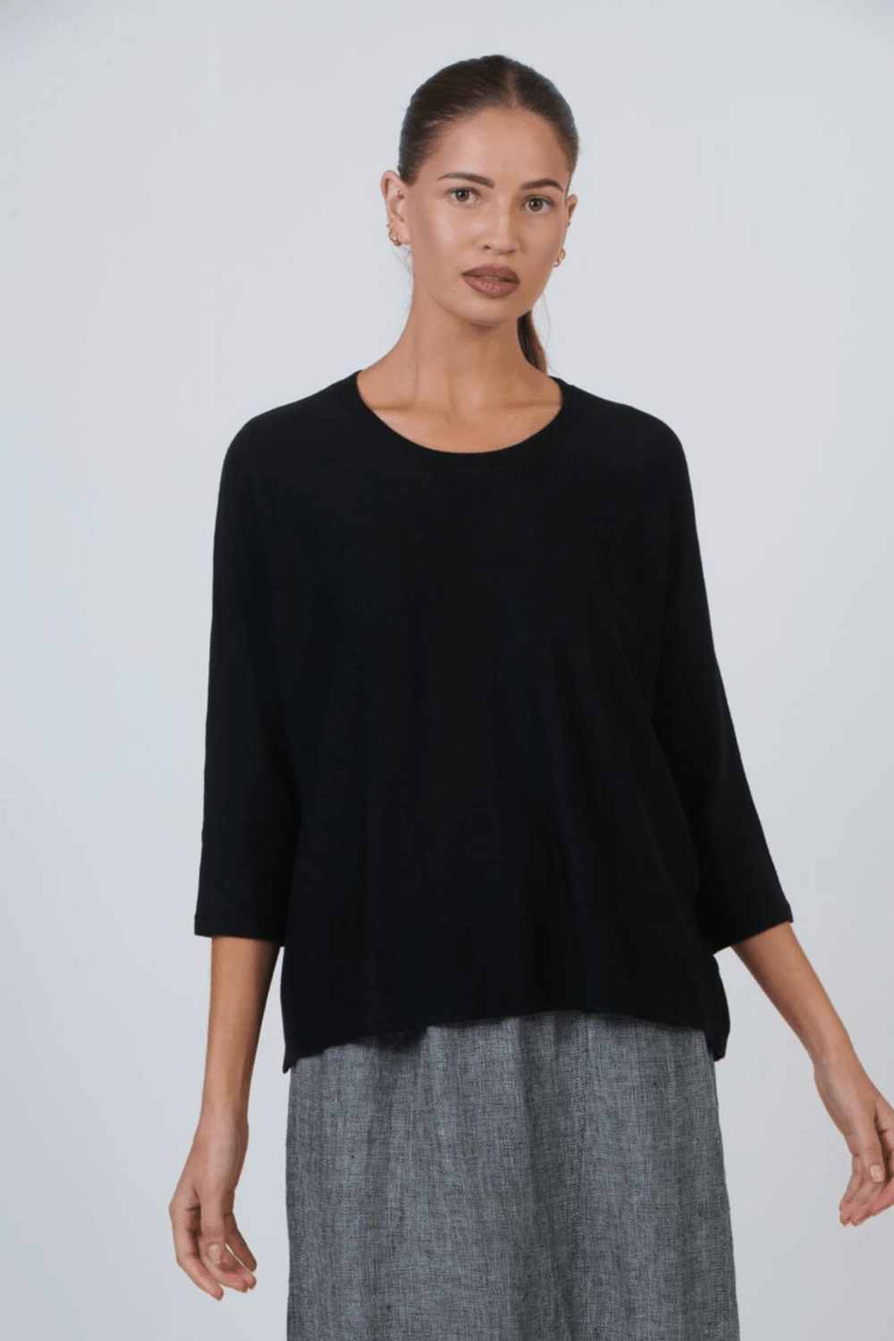 Luella Knit - Black - OJ47 - Pizazz BoutiqueNaturals By O & J