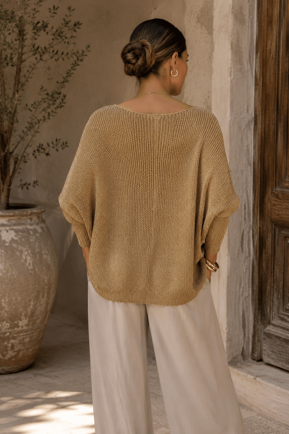 Lurex Knit - Gold - CG15 - Pizazz BoutiqueCindy G