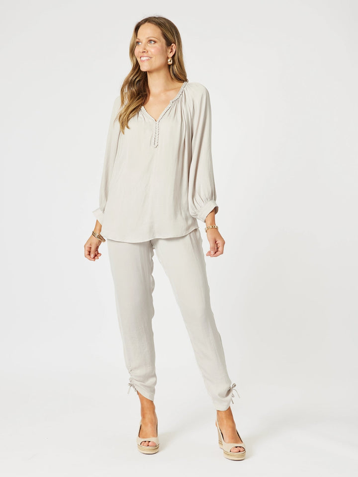 Lux Plait Top - Champagne - HV21 - Pizazz BoutiqueHammock & Vine