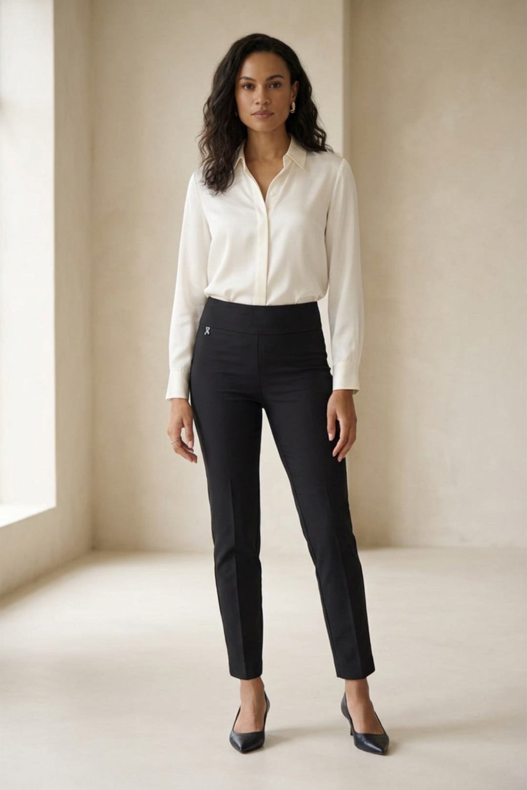 Lux Twill Pant - Black - JR15