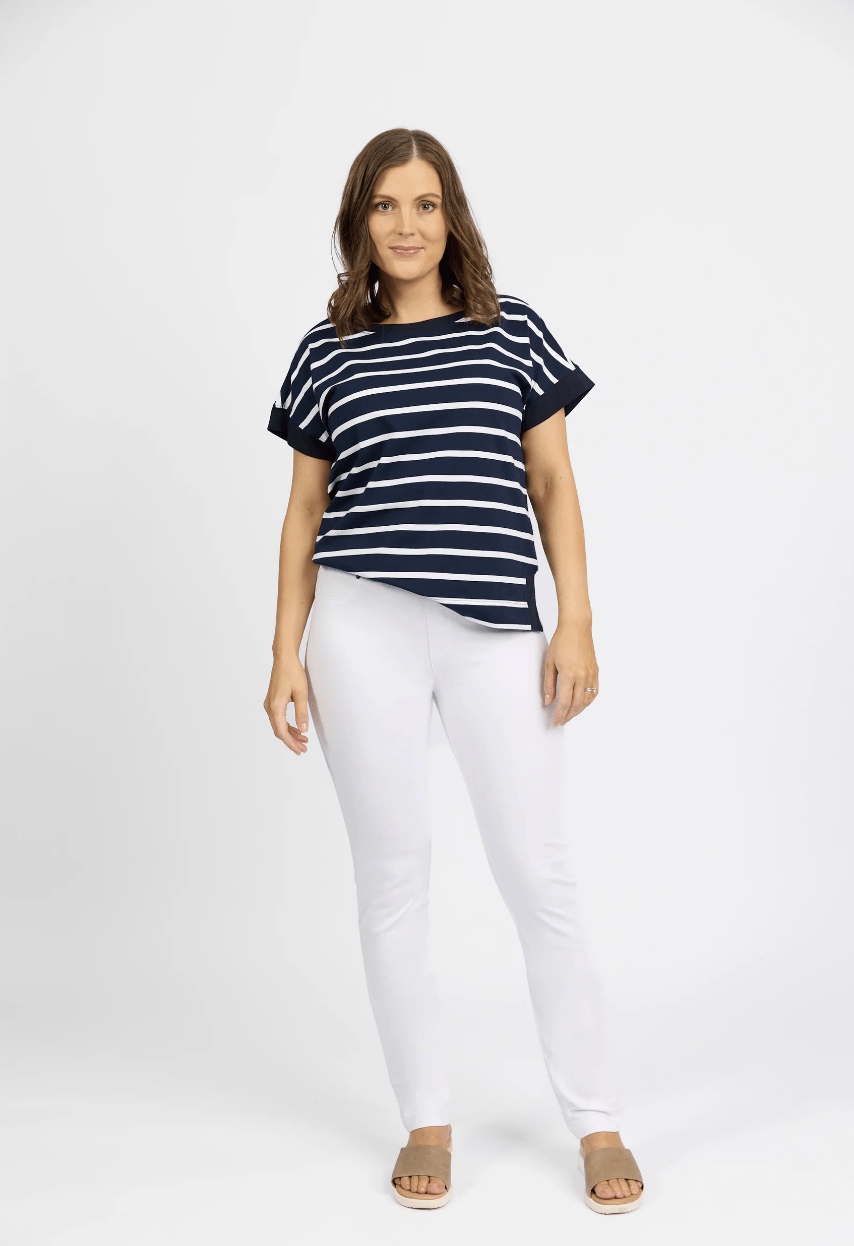 Macjays California Stretch Jean - White - VA18 - Pizazz BoutiqueVassalli