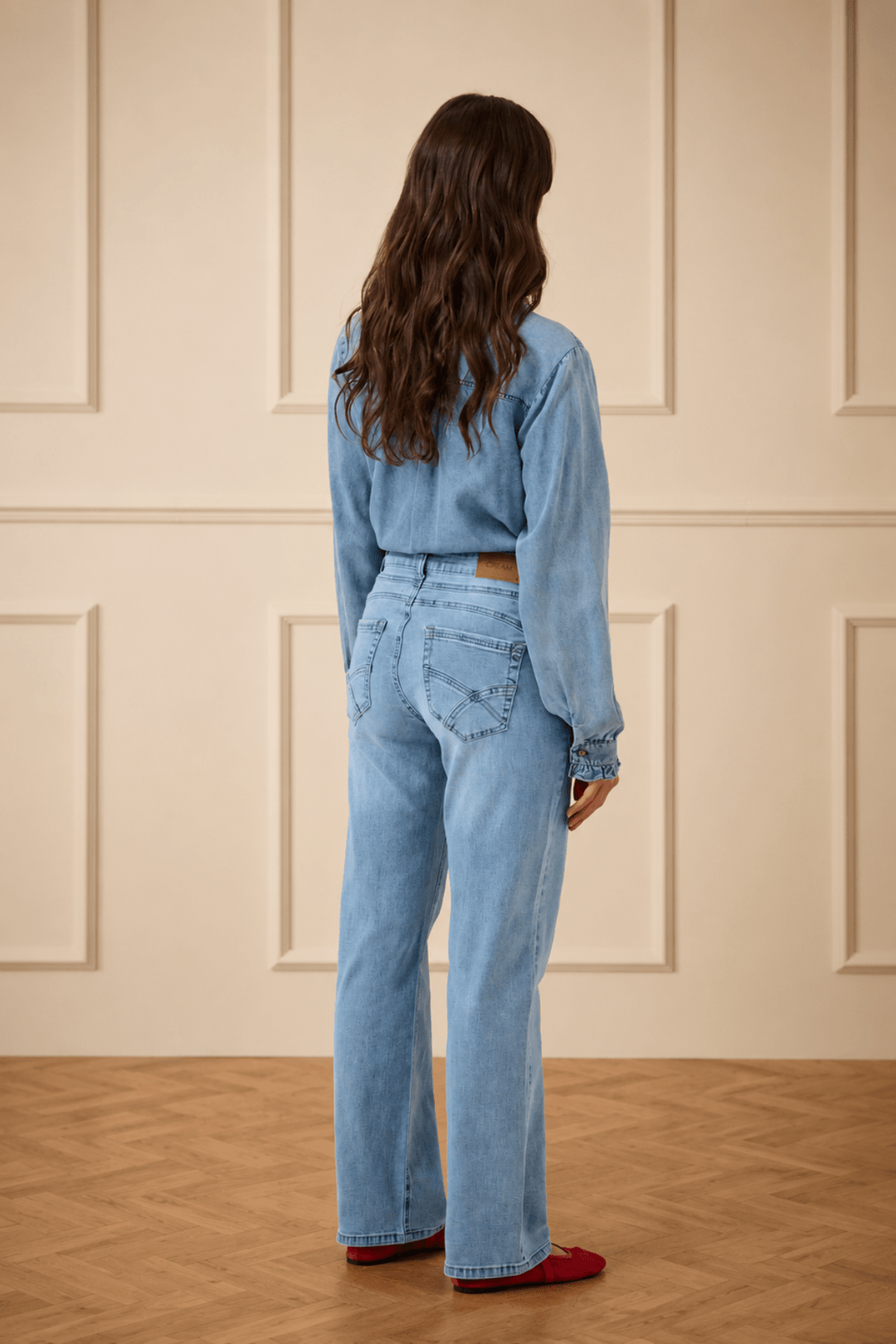 Madison Jean - Light Blue Denim - CM4 - Pizazz BoutiqueCream