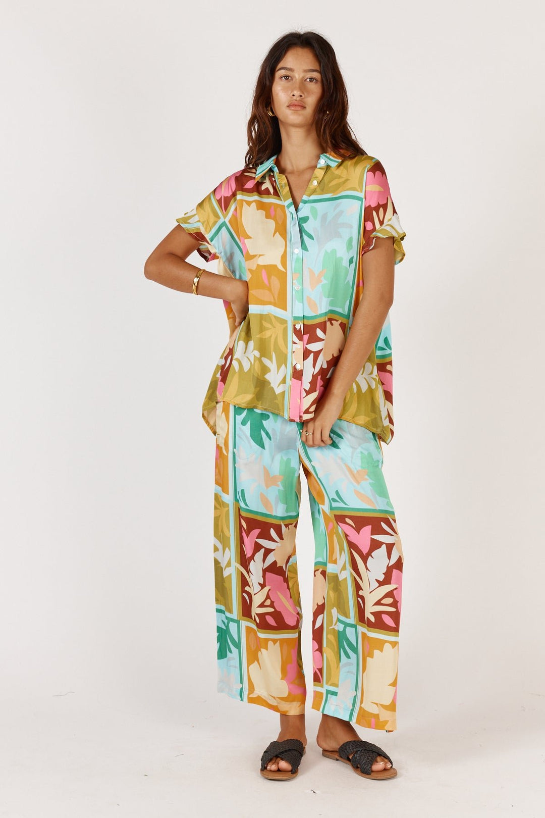 Maputo Pant - Mint - RY5 - Pizazz BoutiqueRubyyaya