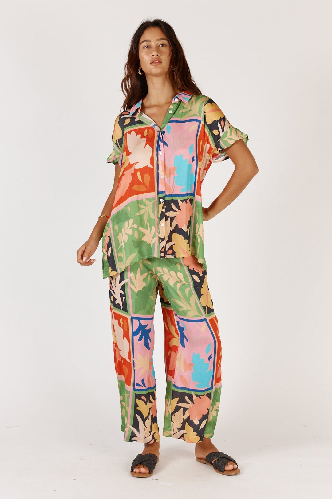 Maputo Pant - Red - RY5 - Pizazz BoutiqueRubyyaya