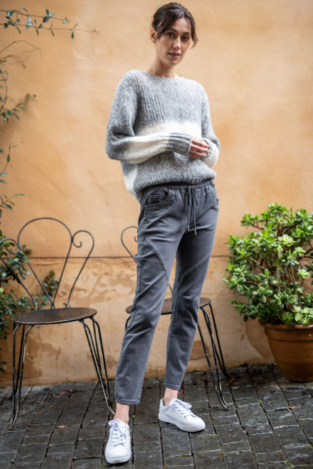 Margo Jogger - Black Sand - MN5 - Pizazz BoutiqueMILSON