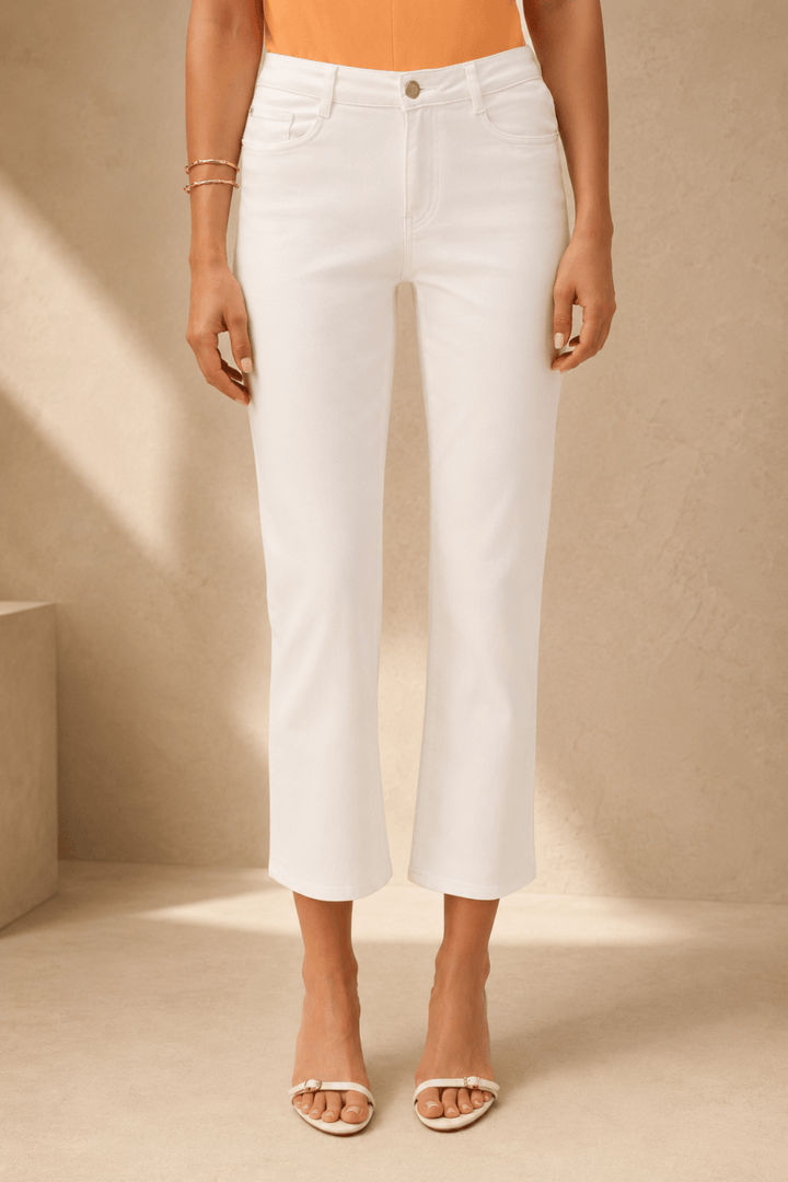 Margot Classic Jean - White - JR76 - Pizazz BoutiqueJoseph Ribkoff