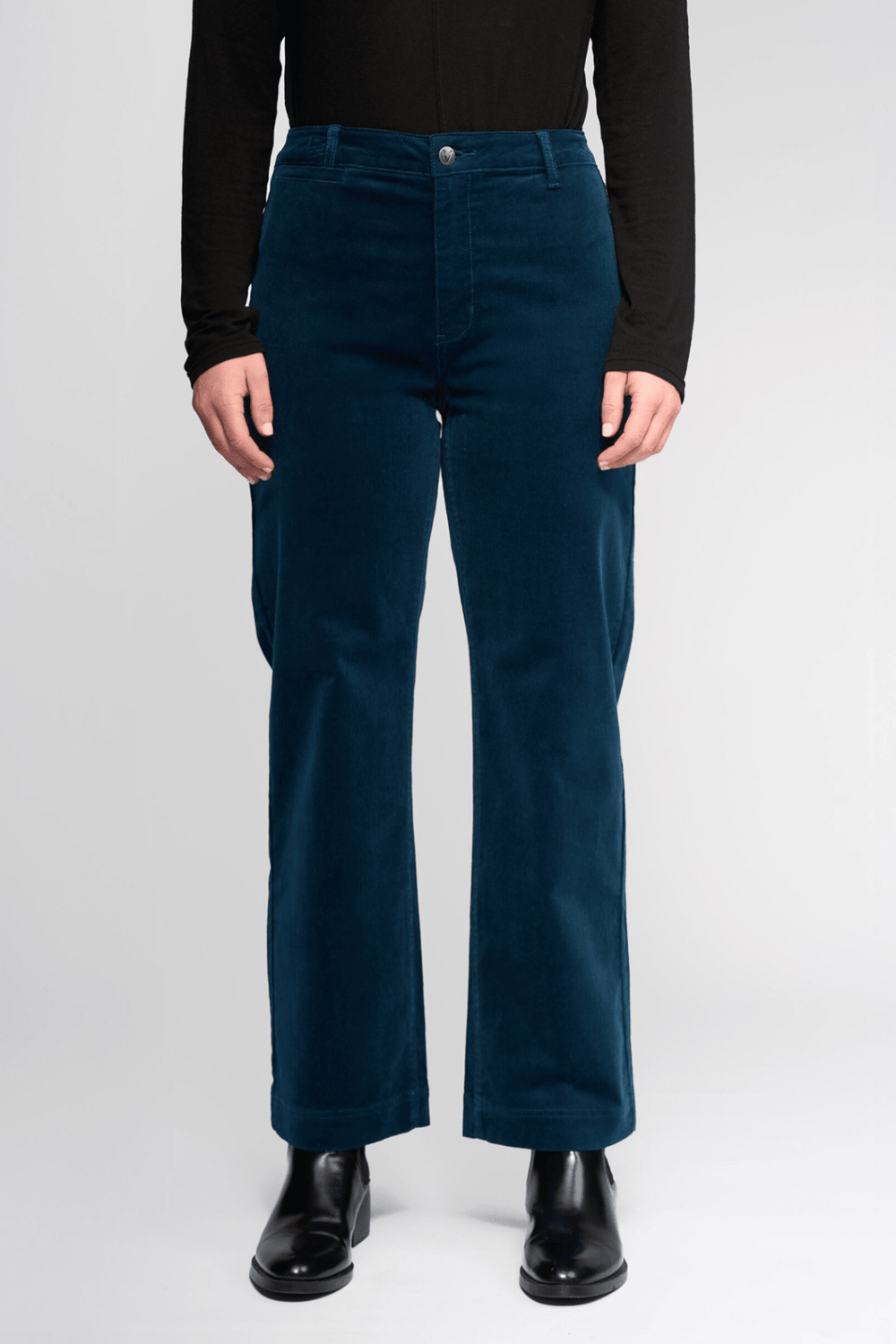 Market Cord Pant - Petrol - VA21 - Pizazz BoutiqueVassalli