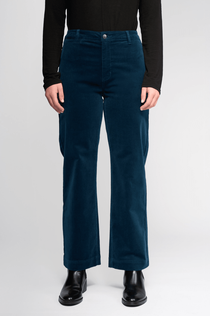 Market Cord Pant - Petrol - VA21 - Pizazz BoutiqueVassalli