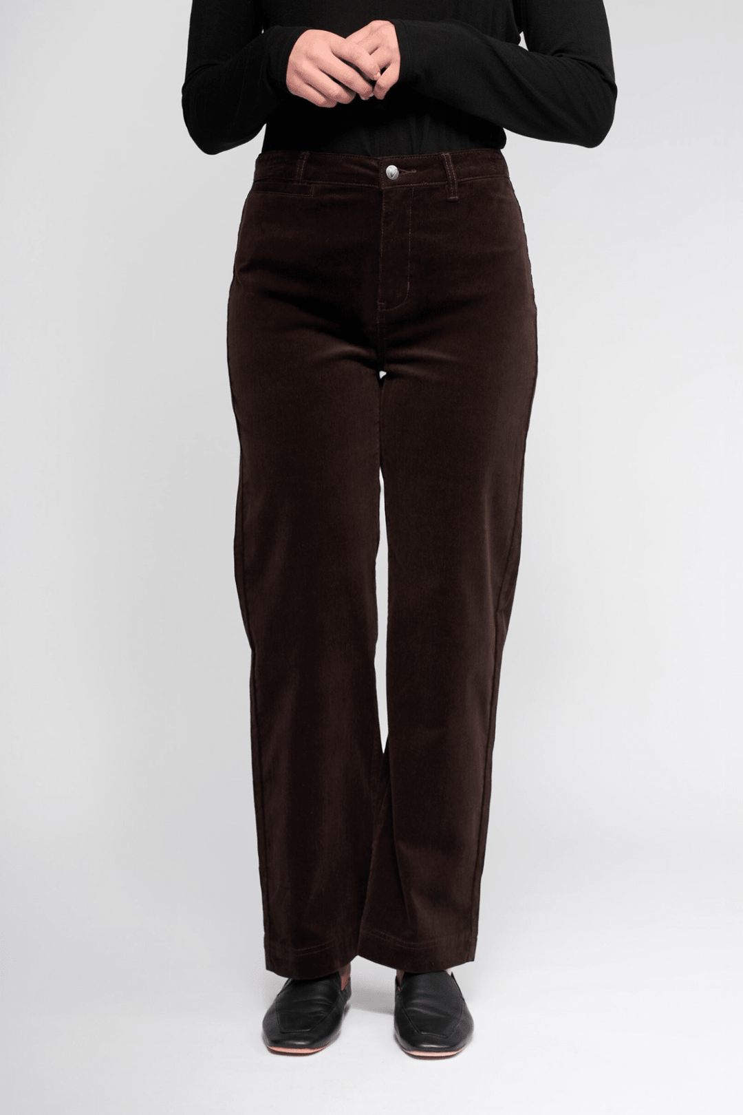 Market Cord Pant - Walnut - VA21 - Pizazz BoutiqueVassalli