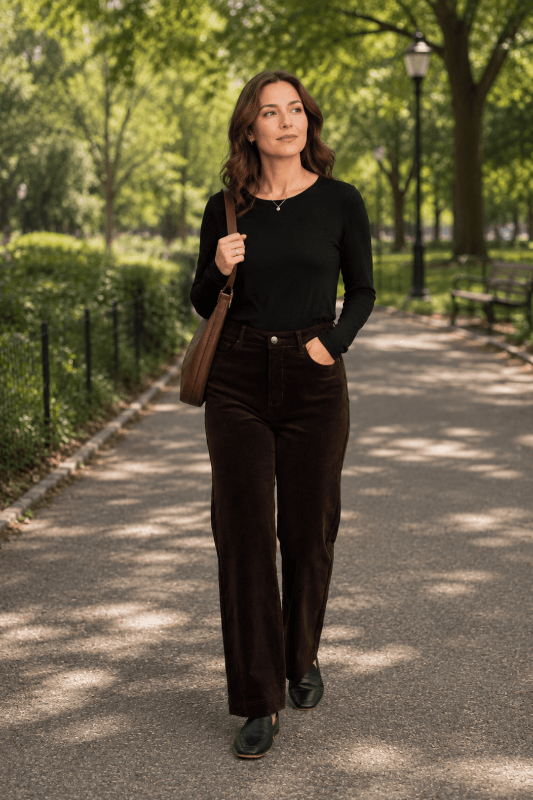 Market Cord Pant - Walnut - VA21 - Pizazz BoutiqueVassalli