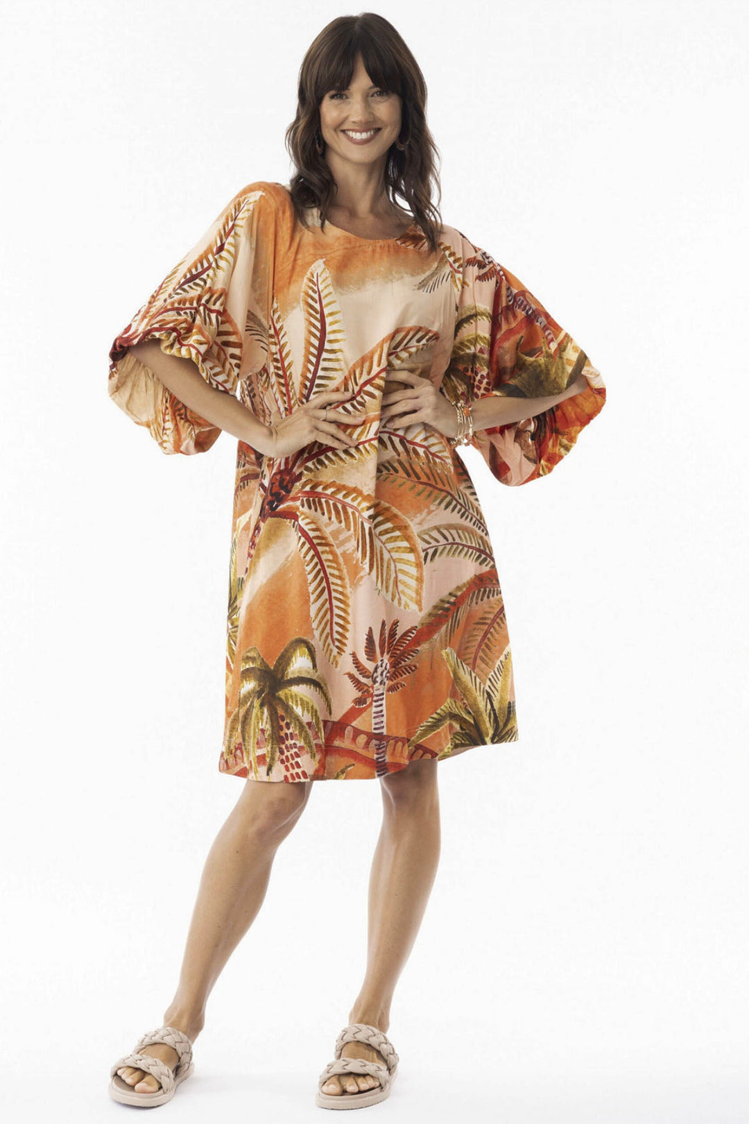 Martina Dress Puff Sleeve - EP5 - Pizazz BoutiqueEscape by OQ