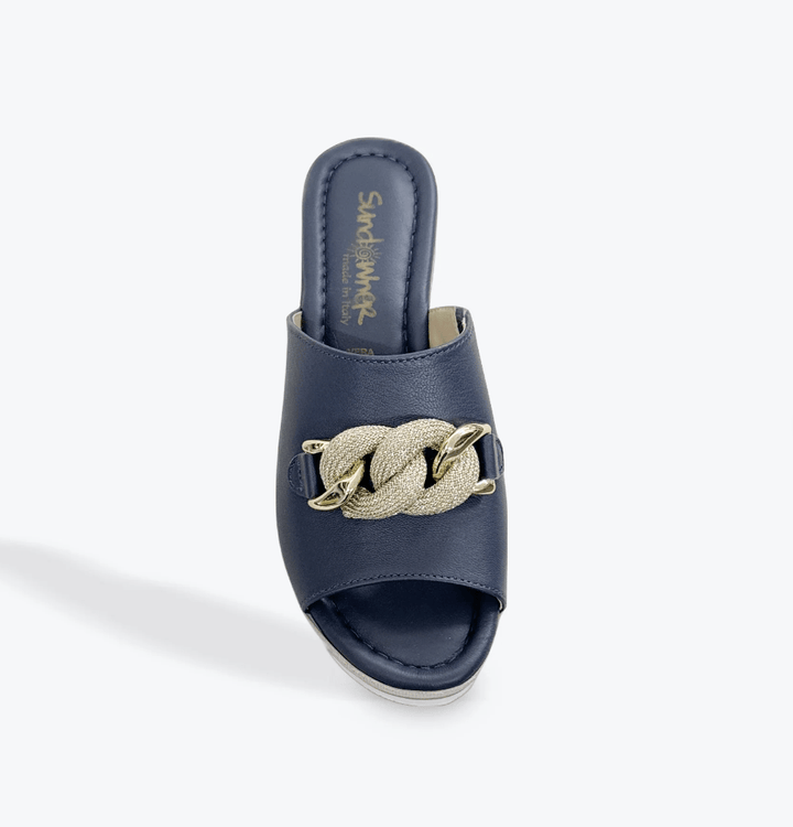 Massima Wedge - Navy - SD1 - Pizazz BoutiqueSundowner