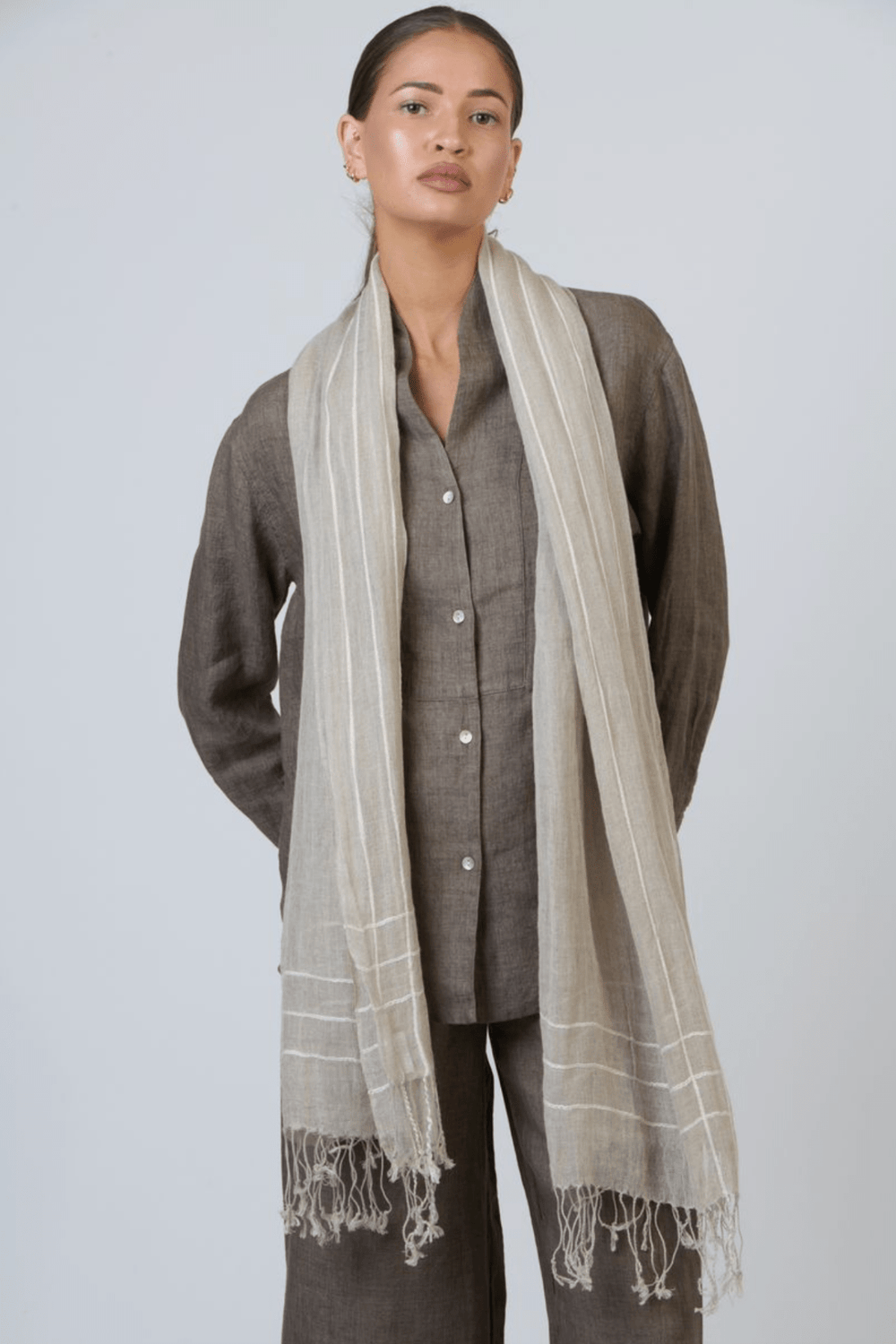 Mayli Scarf - OJ67 - Pizazz BoutiqueNaturals By O & J