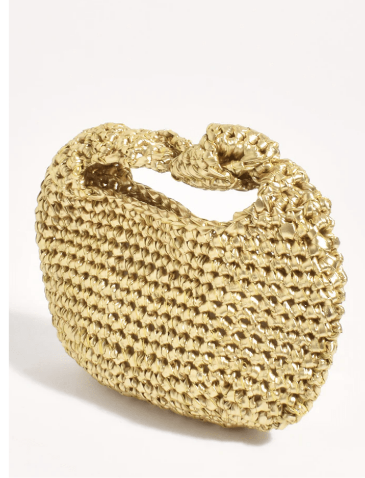 Melanie Metallic Shoulder Bag - Gold - AD34 - Pizazz BoutiqueAdorne
