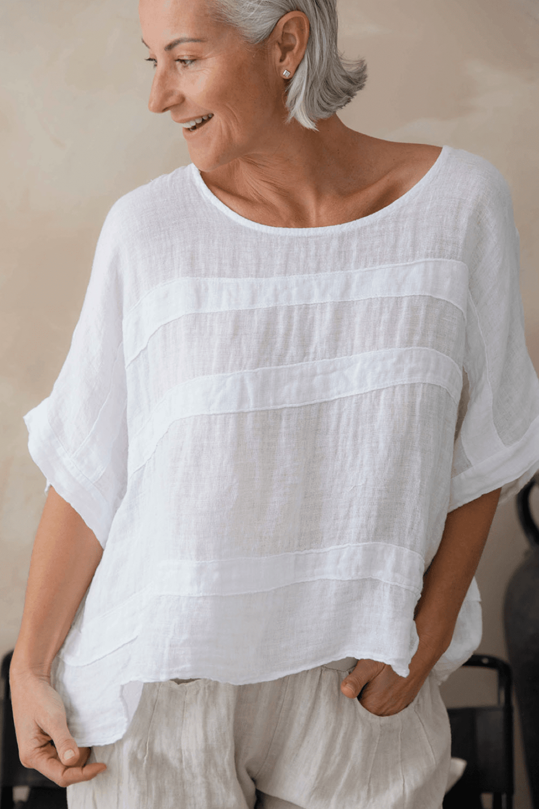 Melfi Top - White - IC1 - Pizazz BoutiqueThe Italian Cartel