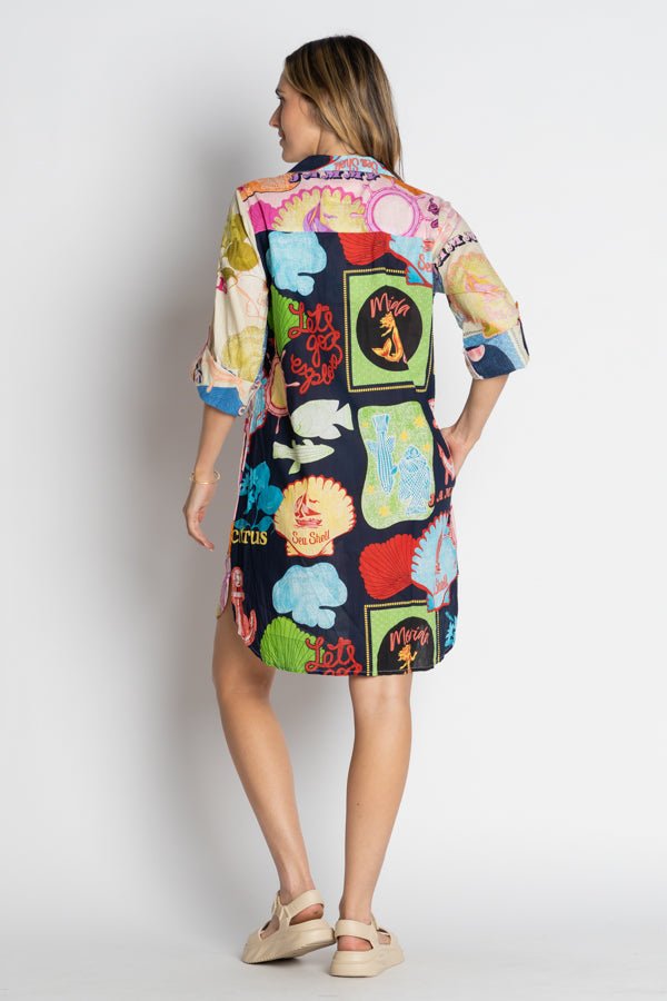 Melrose Shirtmaker - Multi - LL55 - Pizazz BoutiqueLula Life