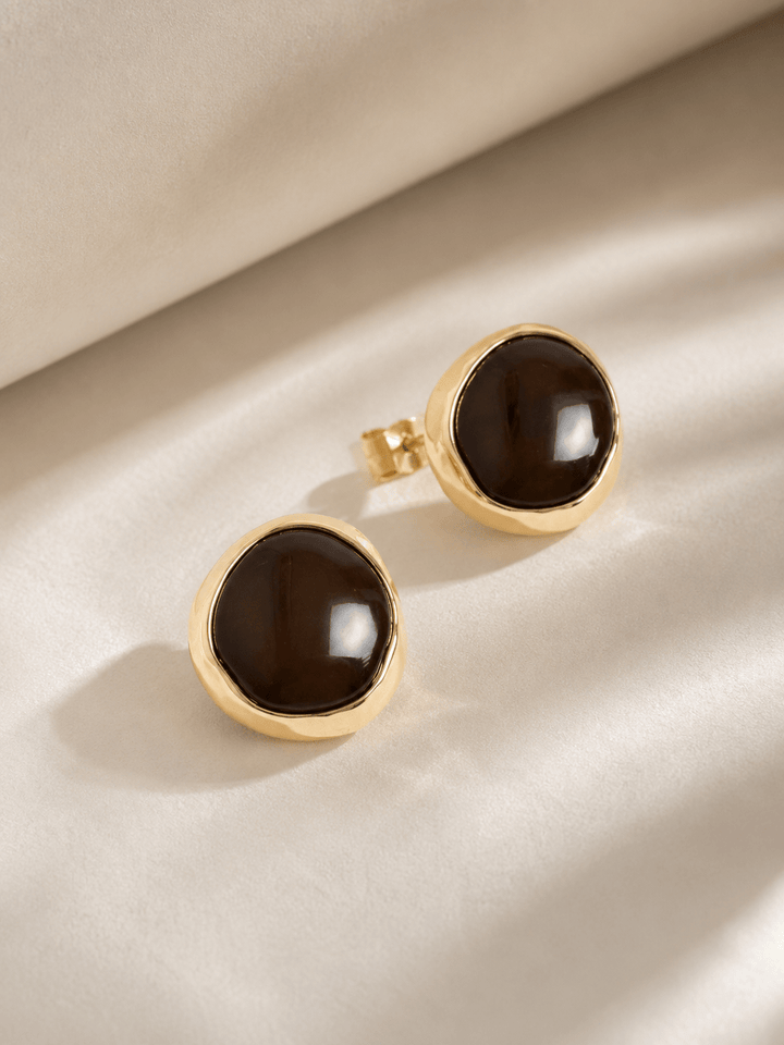 Metal Edged Resin Stud - AD48 - Pizazz BoutiqueAdorne