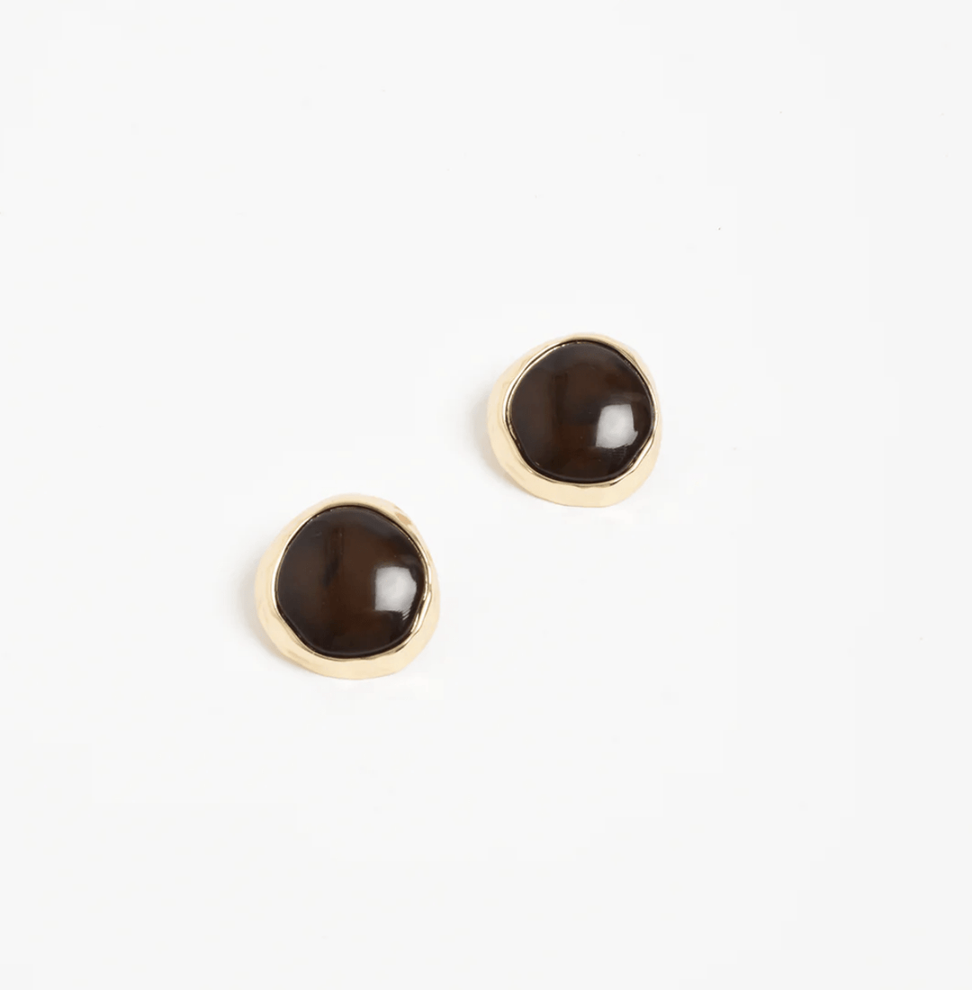 Metal Edged Resin Stud - AD48 - Pizazz BoutiqueAdorne