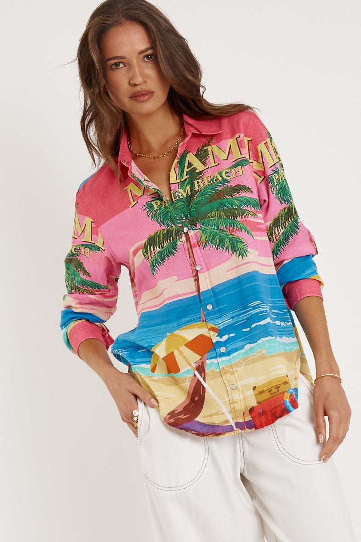 Miami Shirt - RY10 - Pizazz BoutiqueRubyyaya
