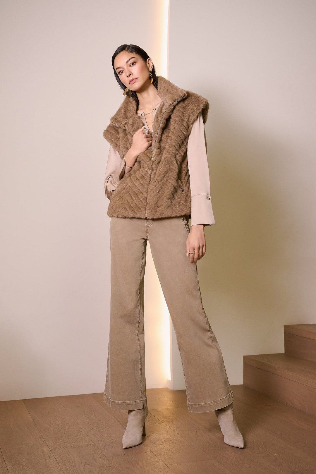 Military Jeans - Fawn - JR85 - Pizazz BoutiqueJoseph Ribkoff