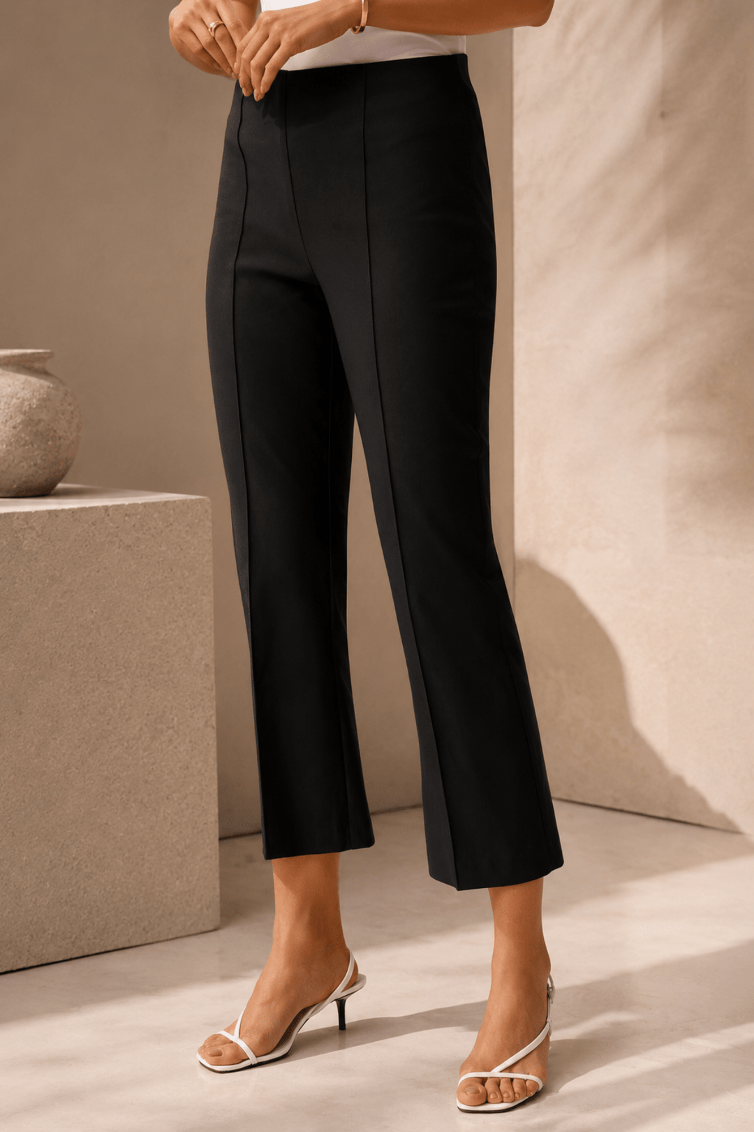 Millennium Flare Pants - Black - JR6 - Pizazz BoutiqueJoseph Ribkoff
