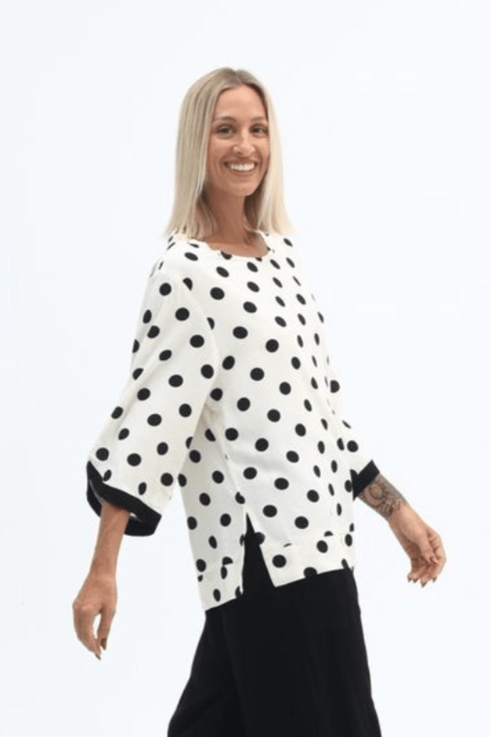 Milo Top - Cream/Black - CB76 - Pizazz BoutiqueCarbon The Label