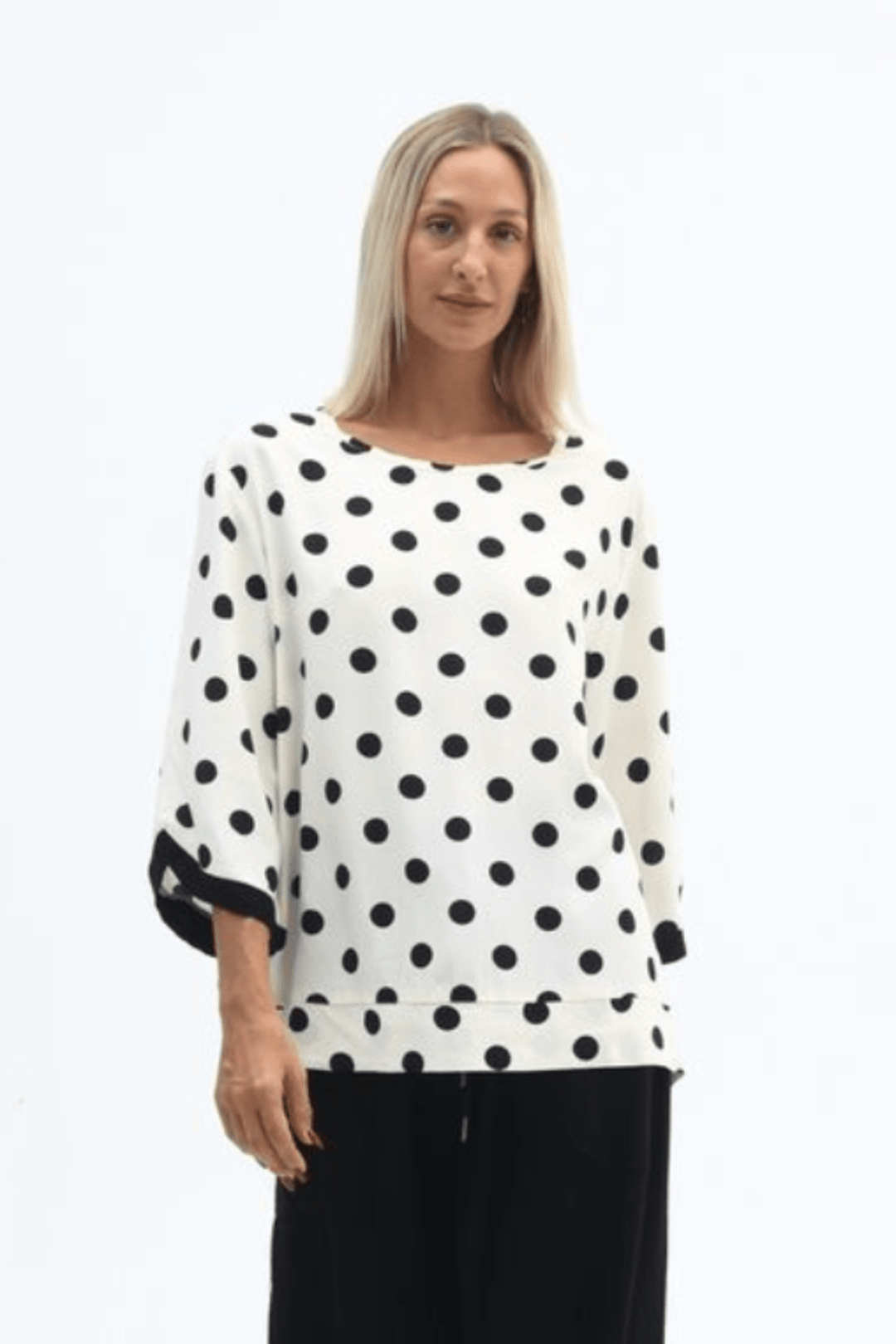 Milo Top - Cream/Black - CB76 - Pizazz BoutiqueCarbon The Label