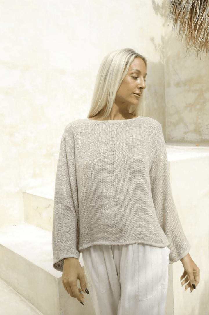 Mira Hessian Top - Cinnamon - CB17 - Pizazz BoutiqueCarbon The Label