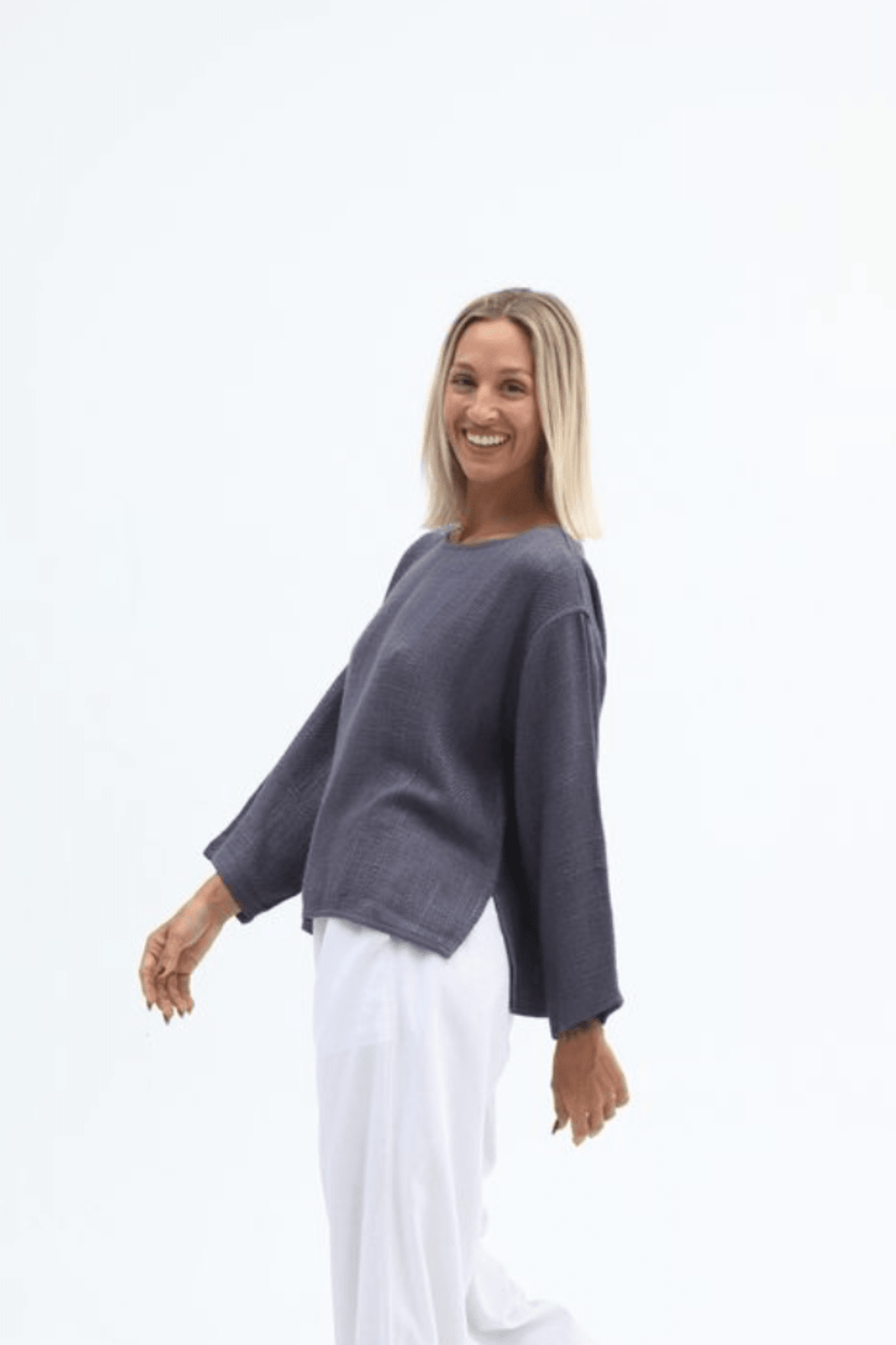 Mira Top - Storm Blue - CB17 - Pizazz BoutiqueCarbon The Label