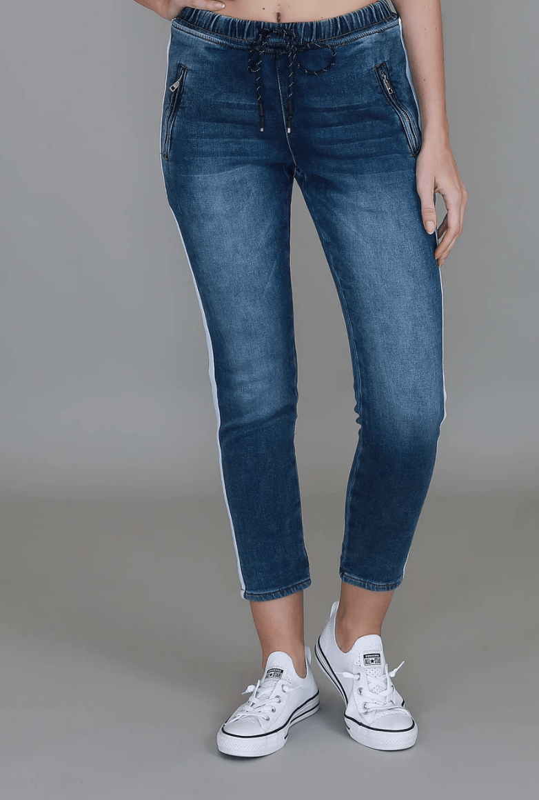 Molly Jogger Jeans - Denim Blue - RD17 - Pizazz Boutique3RD STORY