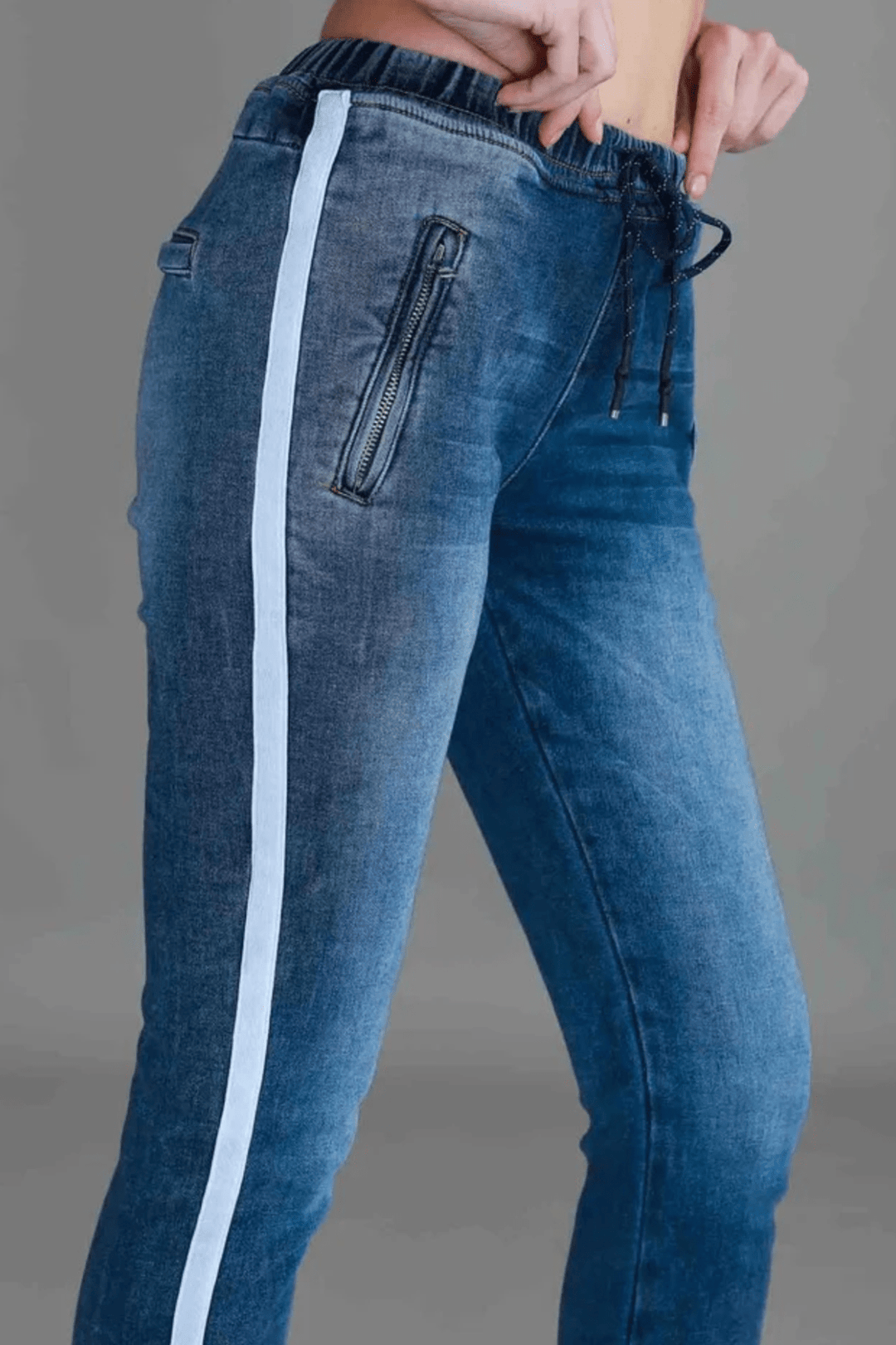 Molly Jogger Jeans - Denim Blue - RD17 - Pizazz Boutique3RD STORY