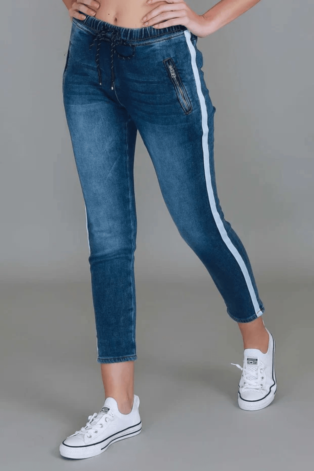Molly Jogger Jeans - Denim Blue - RD17 - Pizazz Boutique3RD STORY